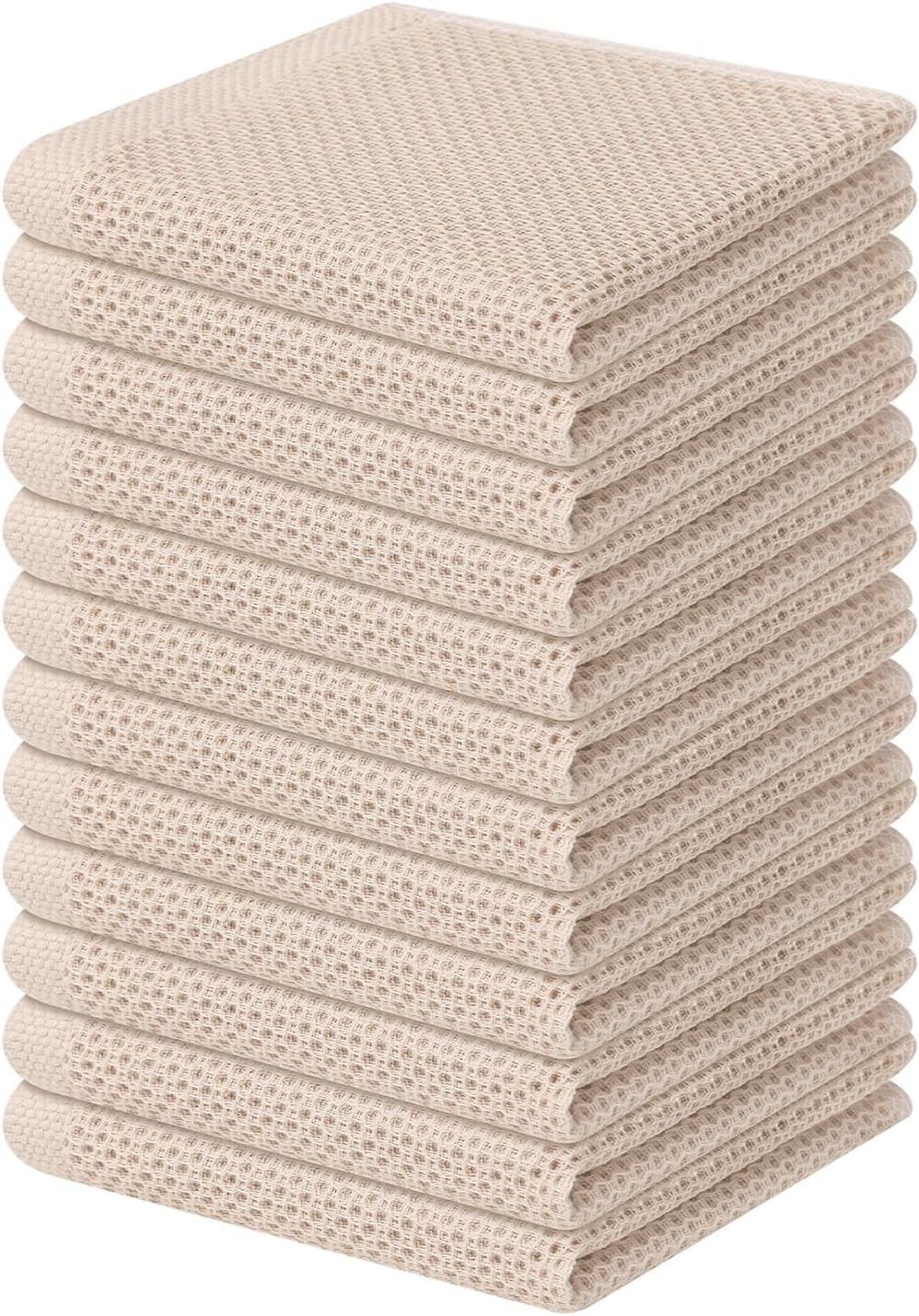 Homaxy 100% Cotton Waffle Dish Cloths