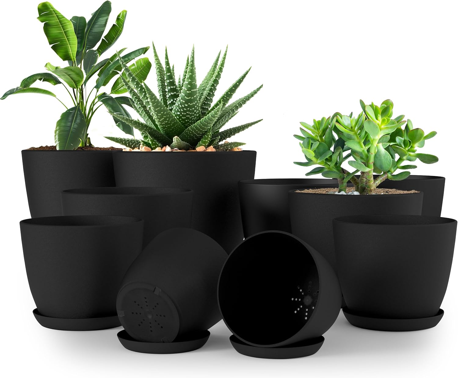 Utopia Home Plant Pots Indoor with Drainage Holes