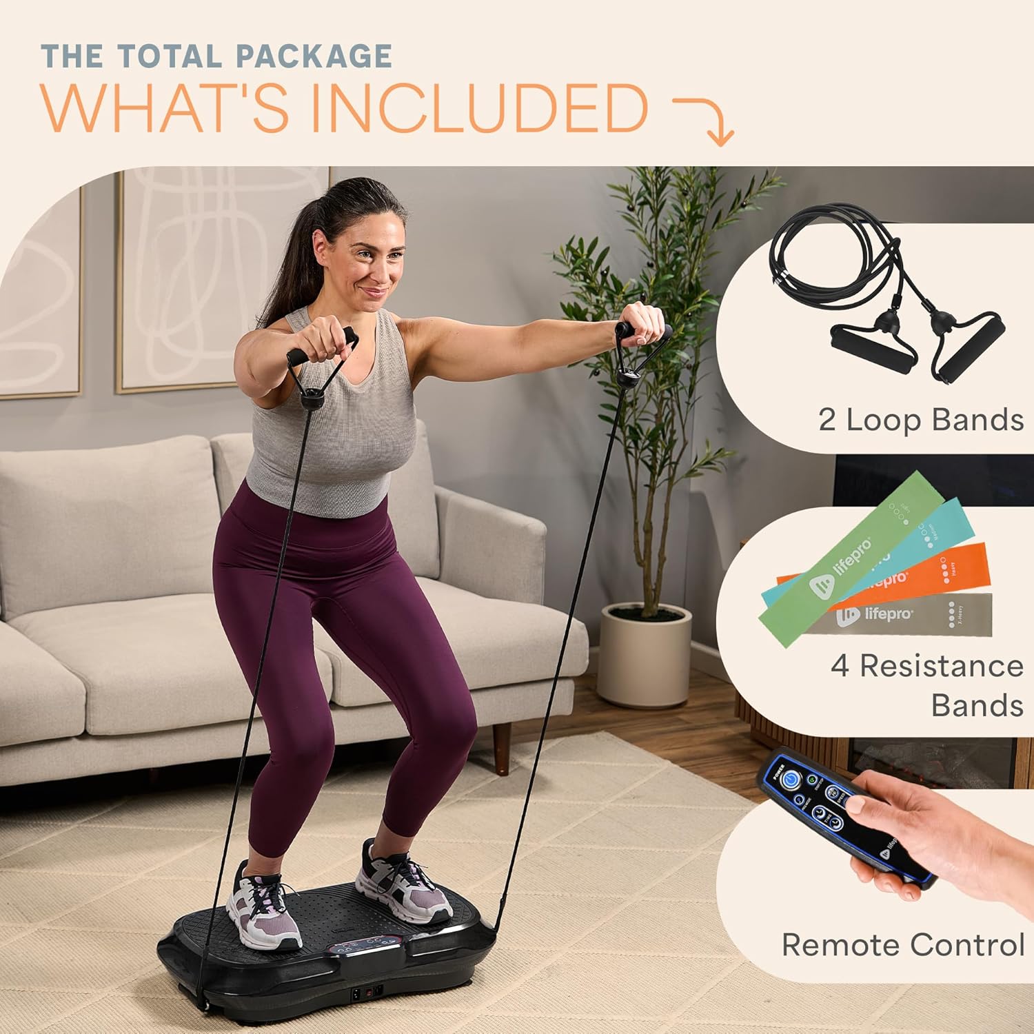 Lifepro Waver Vibration Plate Exercise Machine