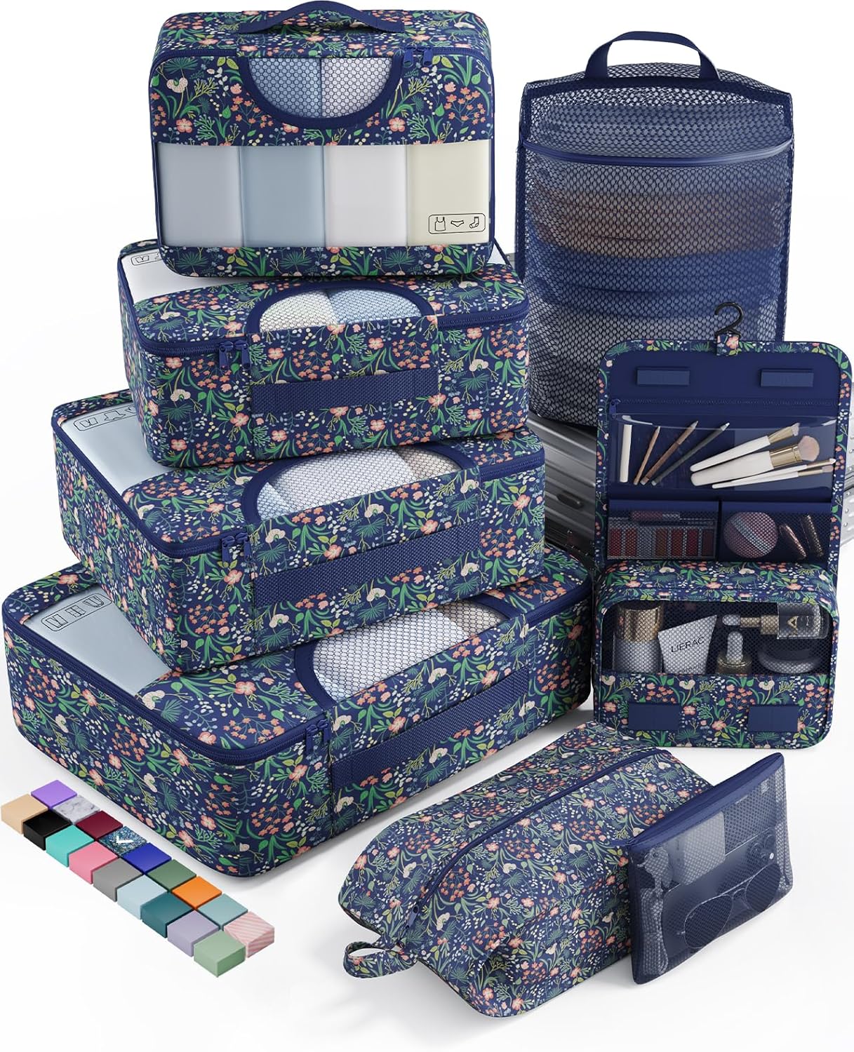 Veken Packing Cubes Set, Travel Luggage Organizers