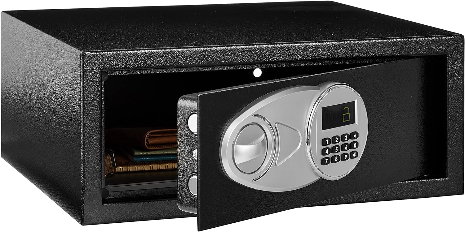 Amazon Basics Steel Security Safe with Keypad