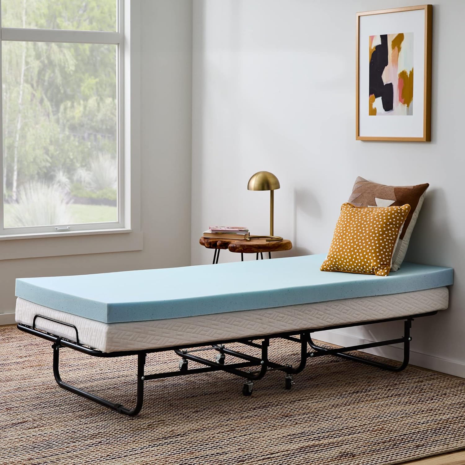 LINENSPA 2" Gel Memory Foam Mattress Topper