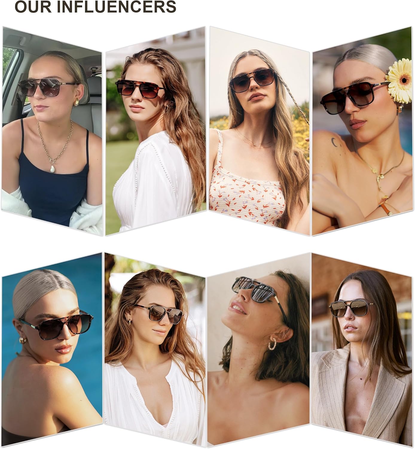 SOJOS Retro Aviator Sunglasses