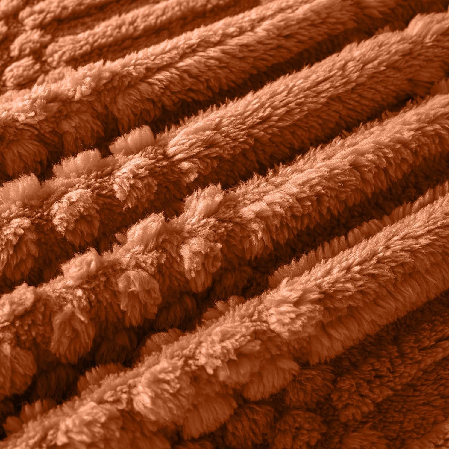 Rust Throw Blanket Soft & Fluffy FleeceBlanket