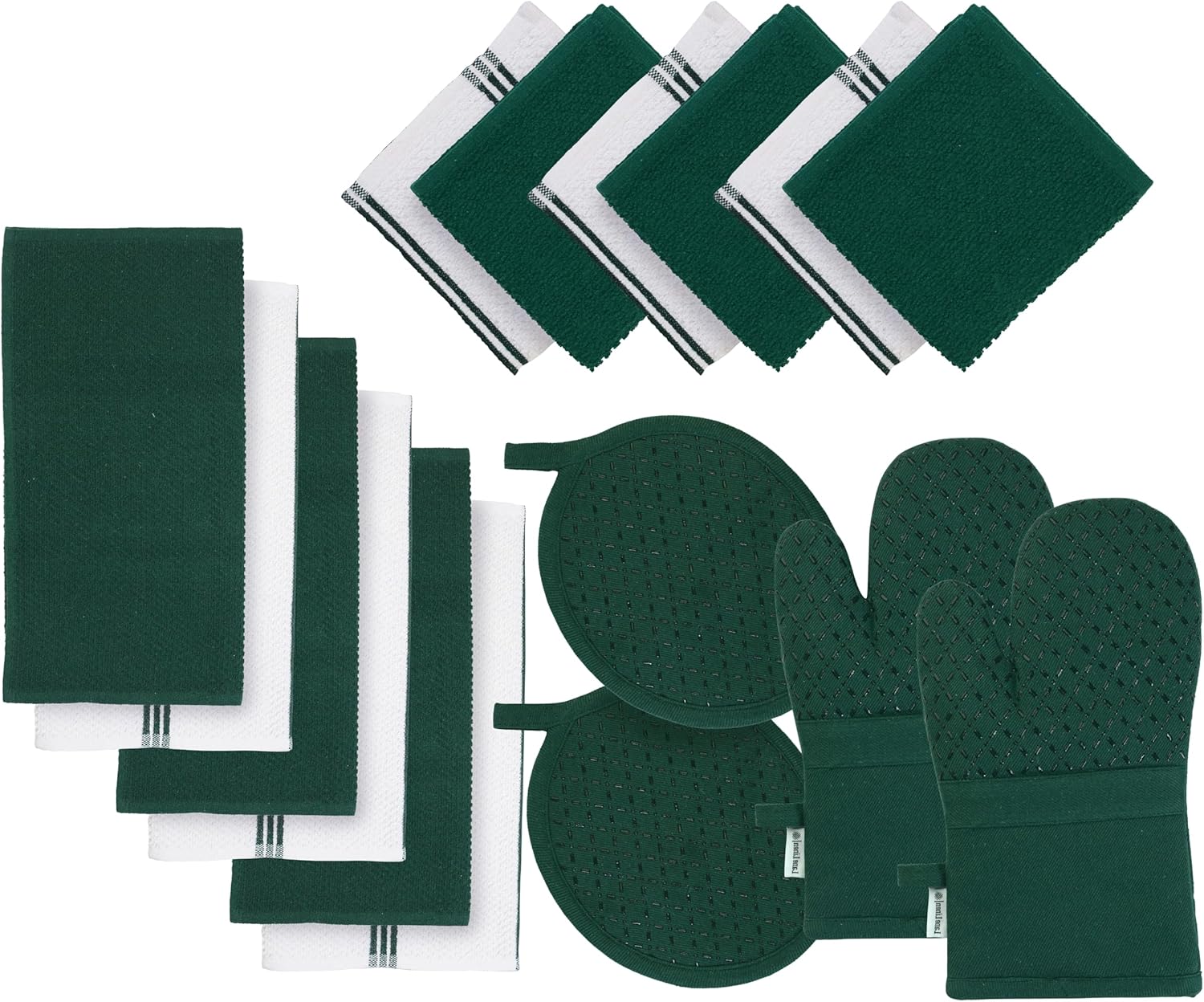 LANE LINEN Kitchen Towels and Dishcloths Sets