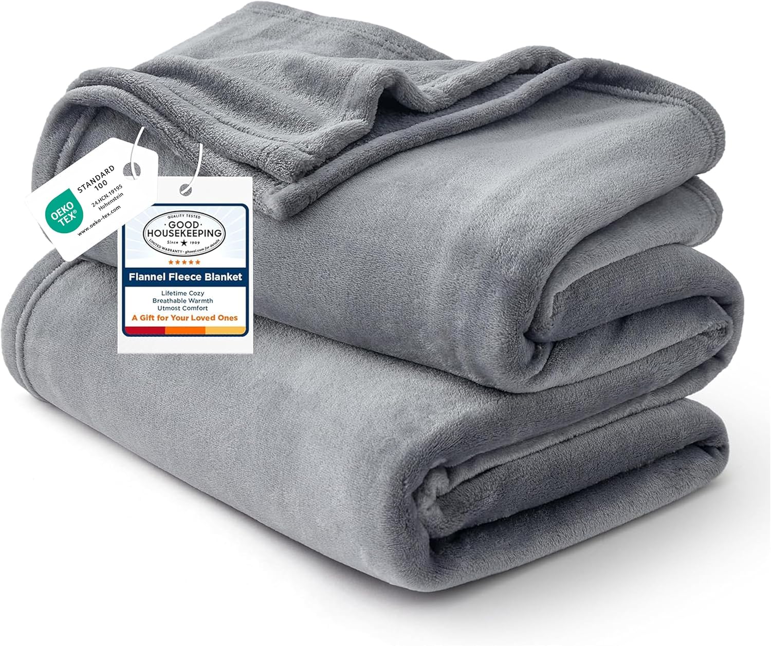 Bedsure GentleSoft Fleece Bed Blankets Queen Size