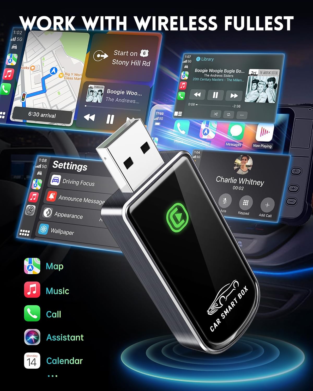 Wireless CarPlay Adapter Mini Edition Plug