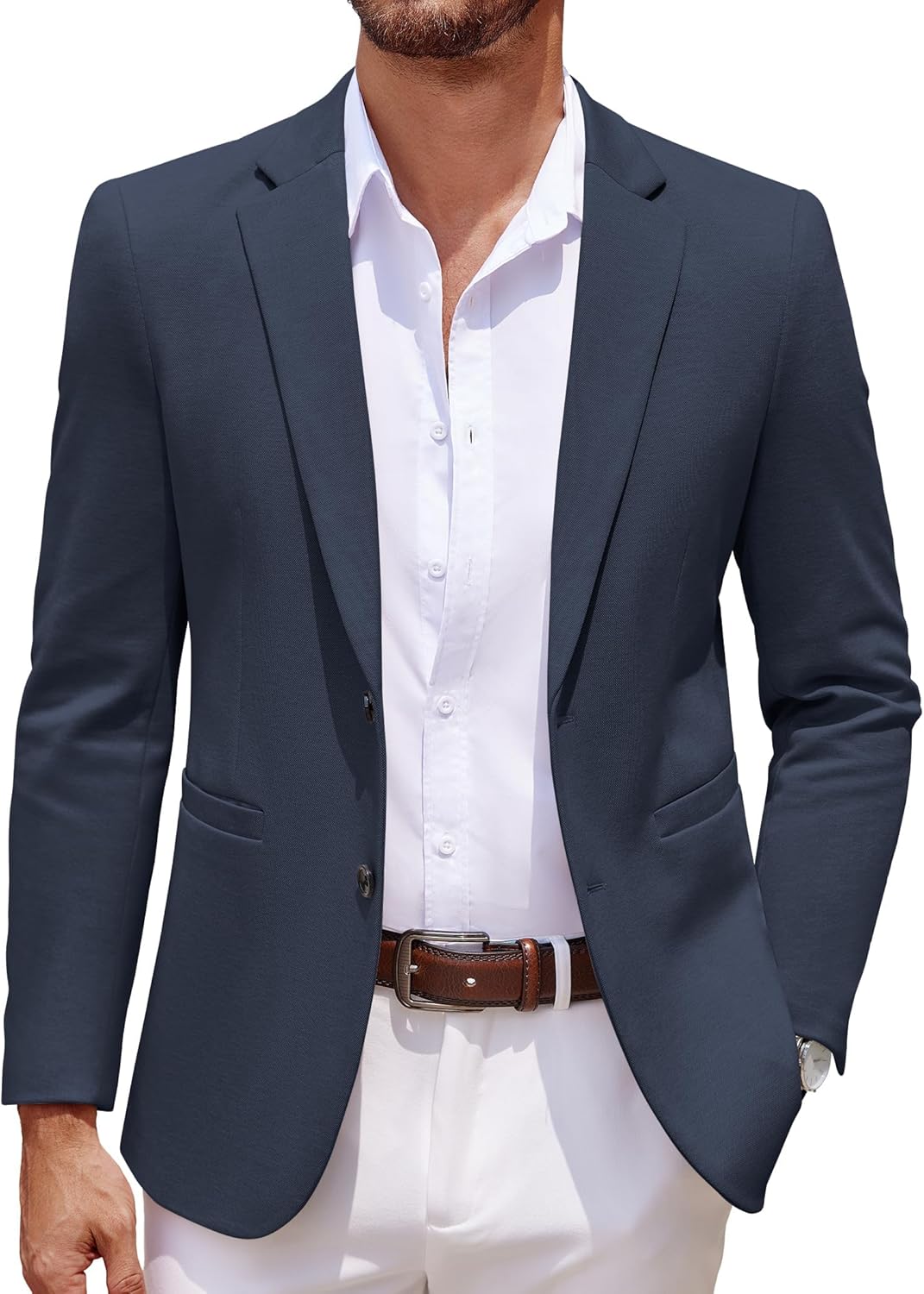 COOFANDY Men’s Casual Knit Blazer Jacket