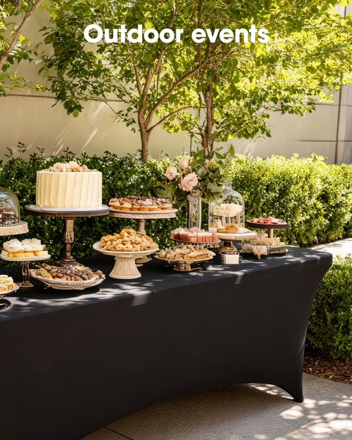 Pureegg Spandex Tablecloth Fitted and Tight Cloth