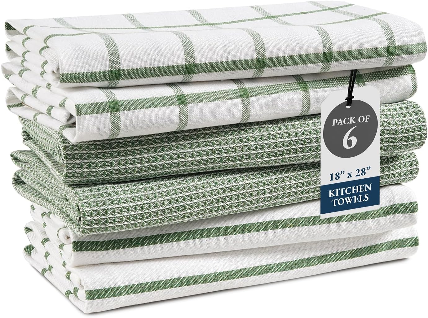 LANE LINEN Kitchen Towels and Dishcloths Sets