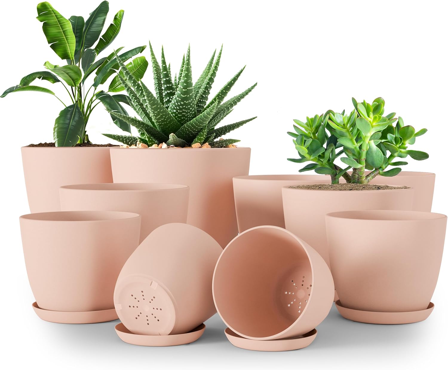 Utopia Home Plant Pots Indoor with Drainage Holes