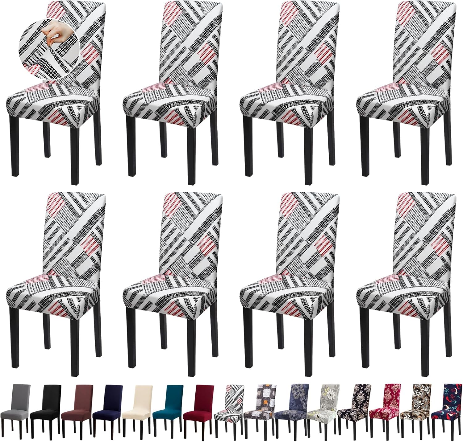 Chair Covers Stretch Kitchen Dining Room