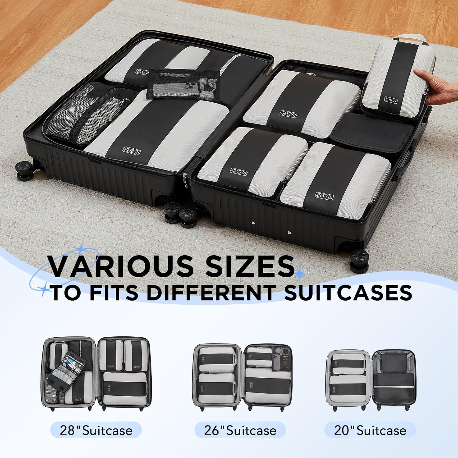 OlarHike 10 Compression Packing Cubes