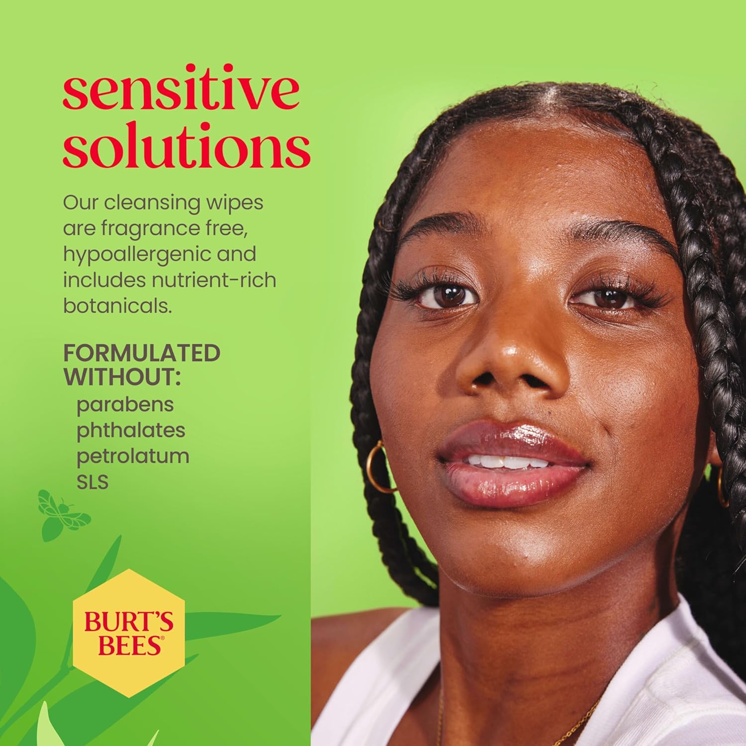 Burt's Bees Aloe Vera Face Wipes Makeup Remover