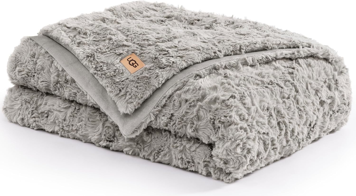 UGG Adalee Faux Fur Throw Blanket Luxury Lightweight