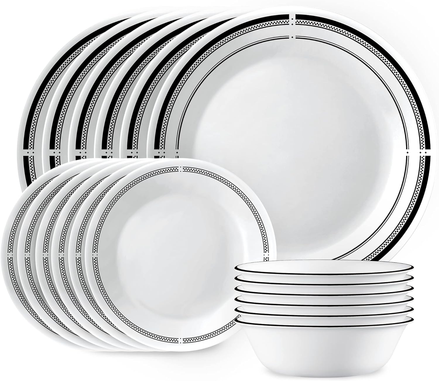 Corelle Vitrelle 18-Piece Service for 6 Dinnerware Set