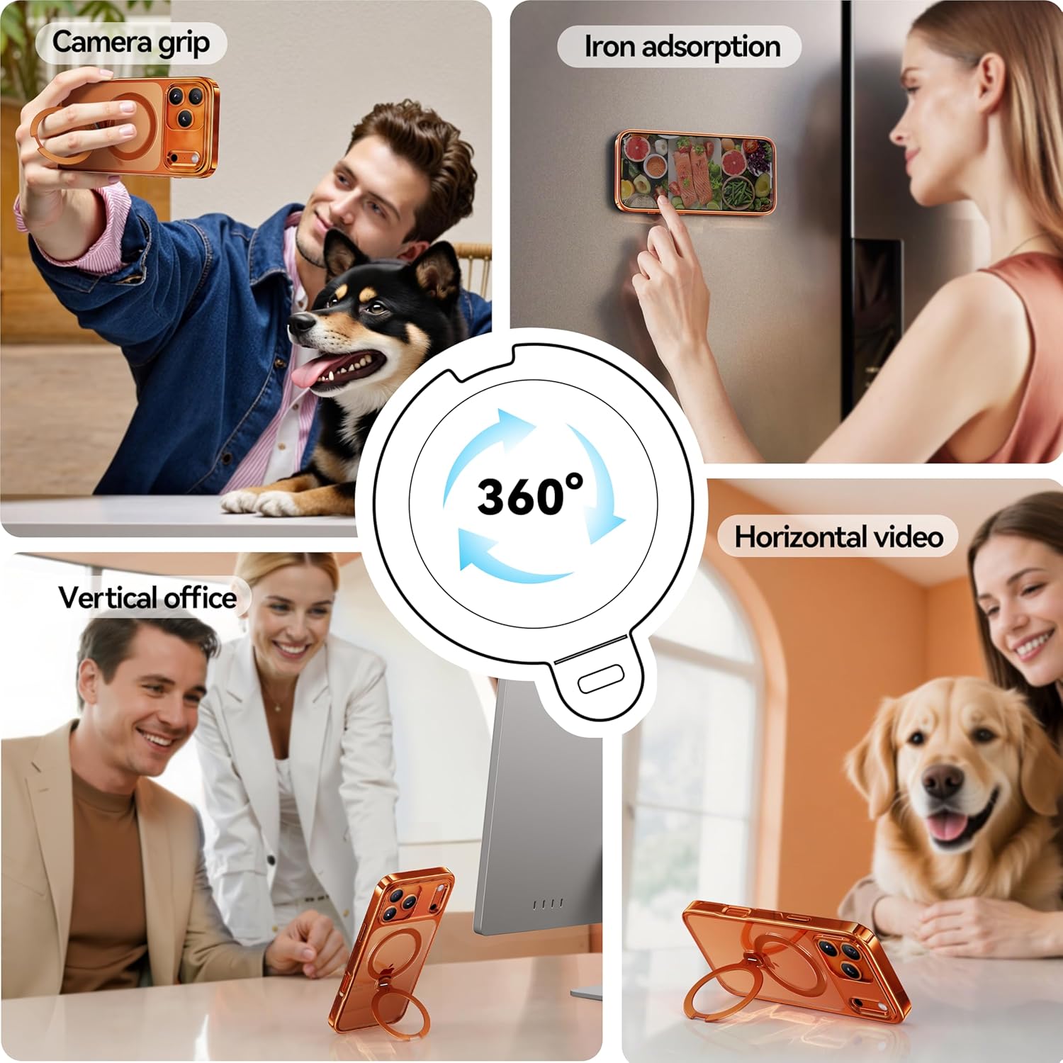 CASEKOO Cosmic Orange for iPhone 17 Pro Max Case