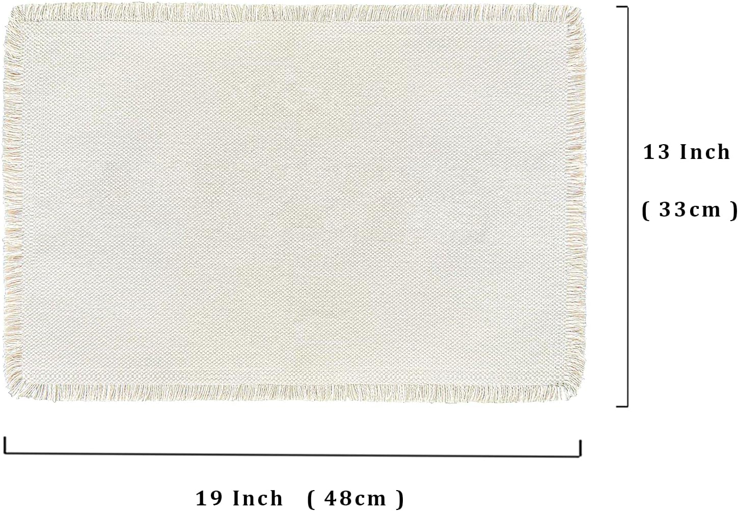 Cotton Placemats Linen Placemat Set of 6