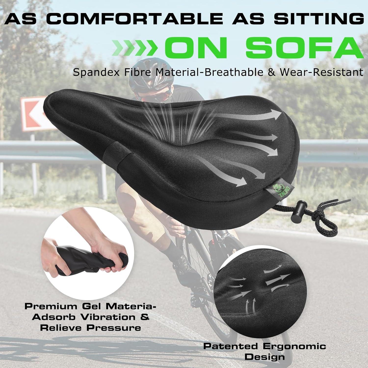 Zacro Bike Seat Cushion