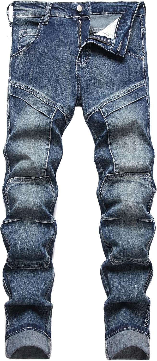 JUNBAOSS Men's Slim Fit Stretch Jeans for Men