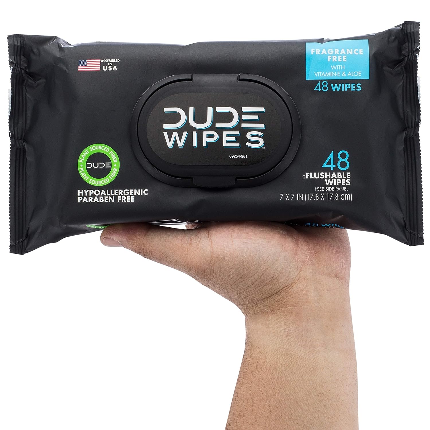 DUDE Wipes Flushable Wipes Unscented Extra-Large