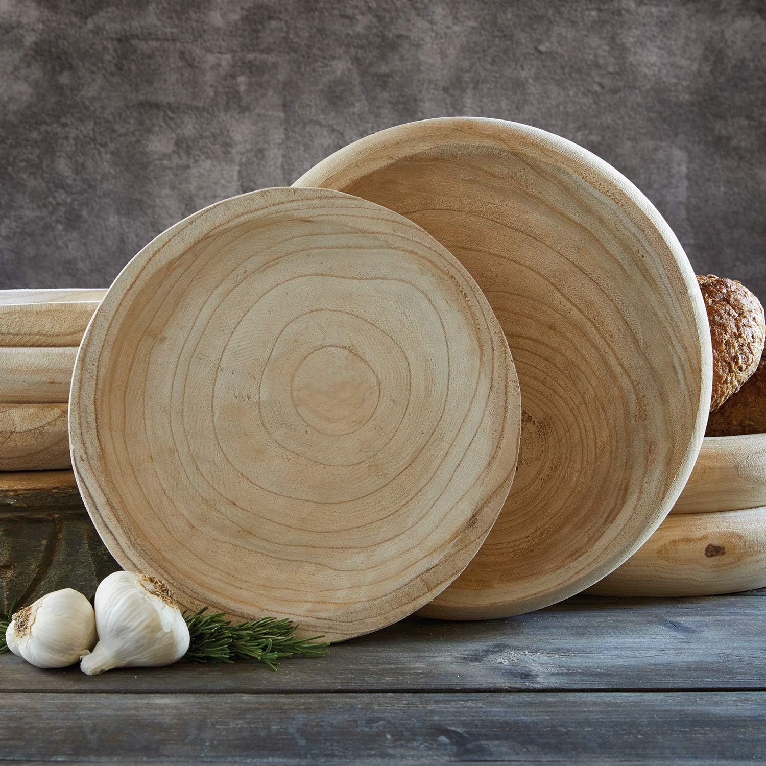 Santa Barbara Design Studio Wood Serving Bowl