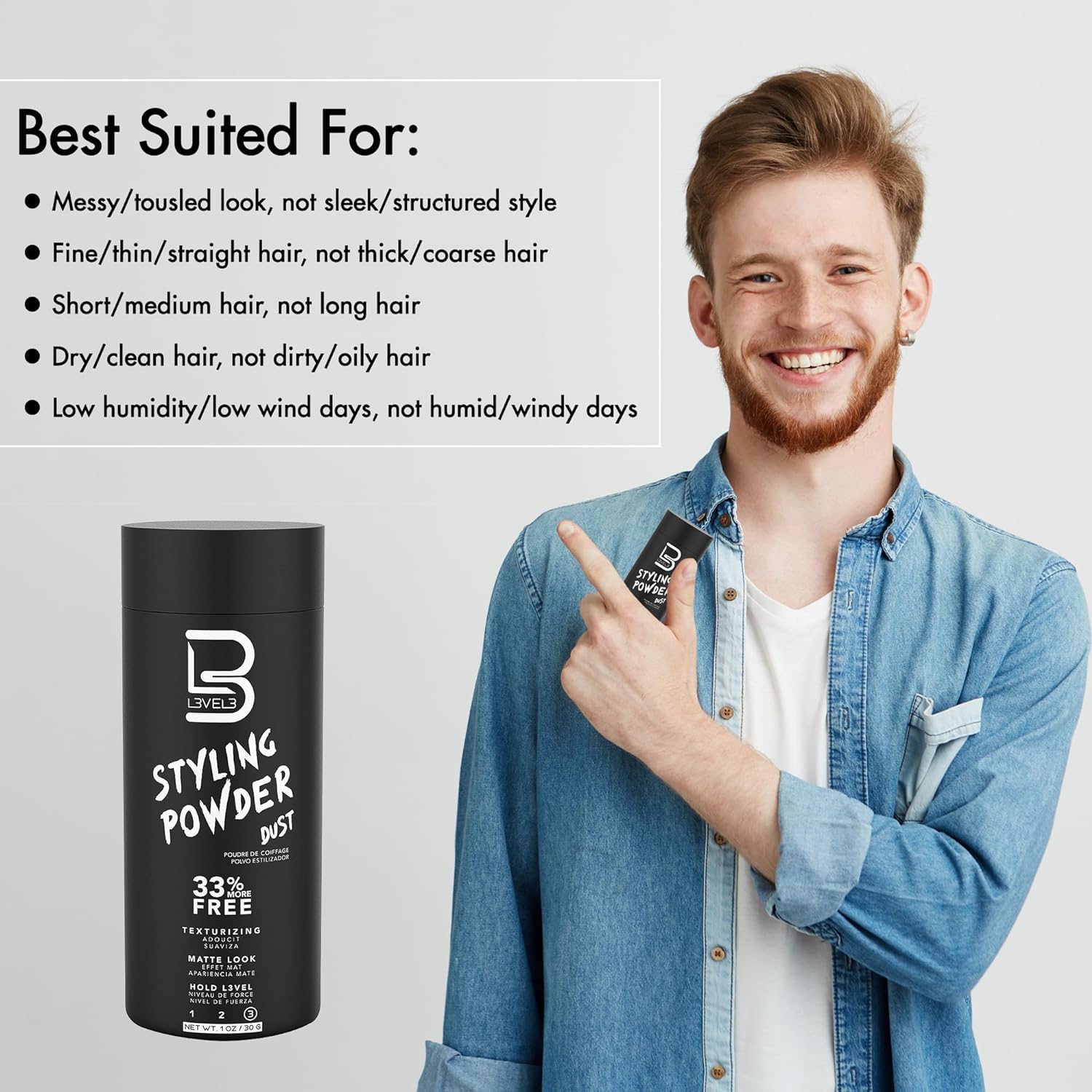 L3 Level 3 Styling Powder Natural Look