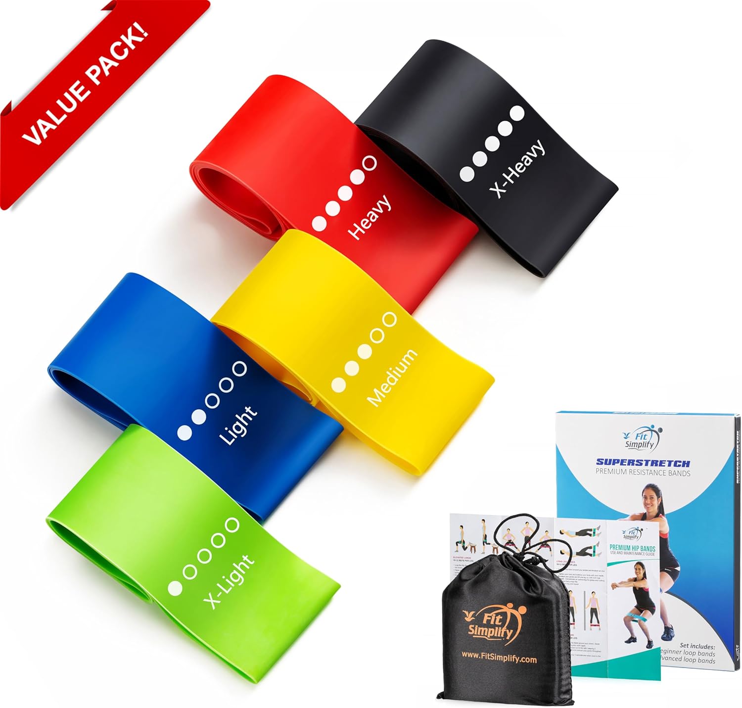 Fit Simplify Resistance Loop Exercise Bands