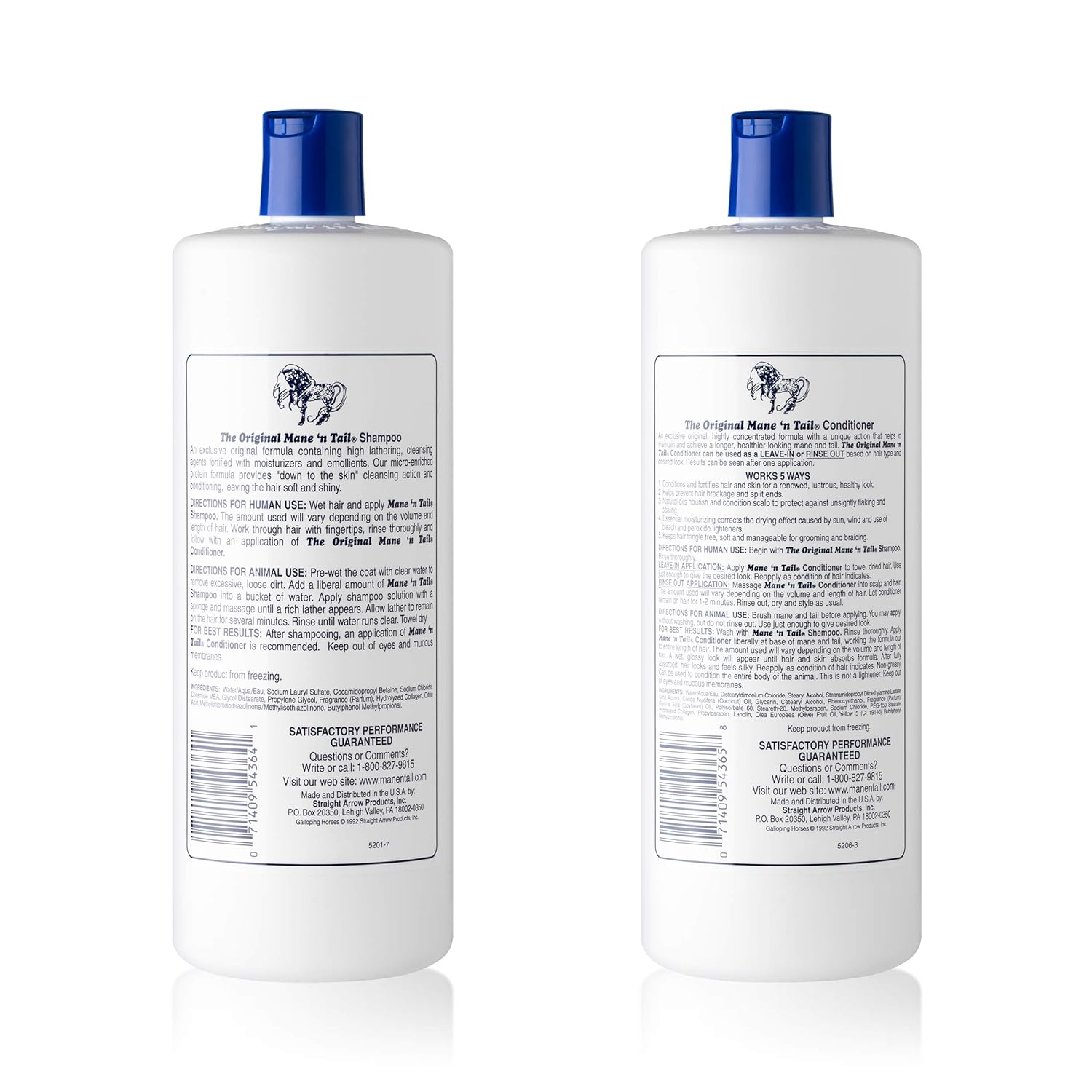 Mane 'N Tail Shampoo & Conditioner For Horses