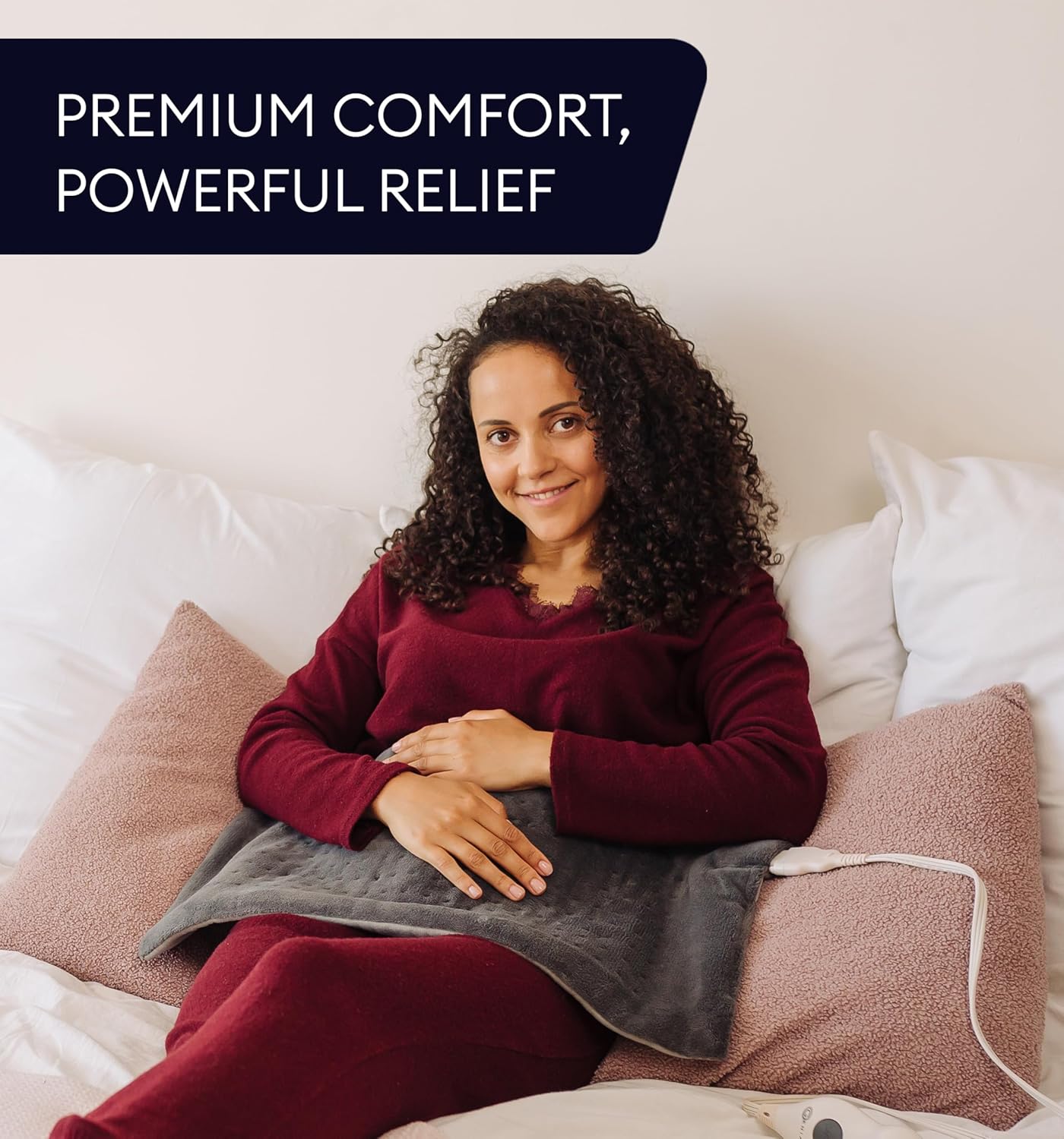 GENIANI Electric Throw XL Electric Heating Pad for Back Pain