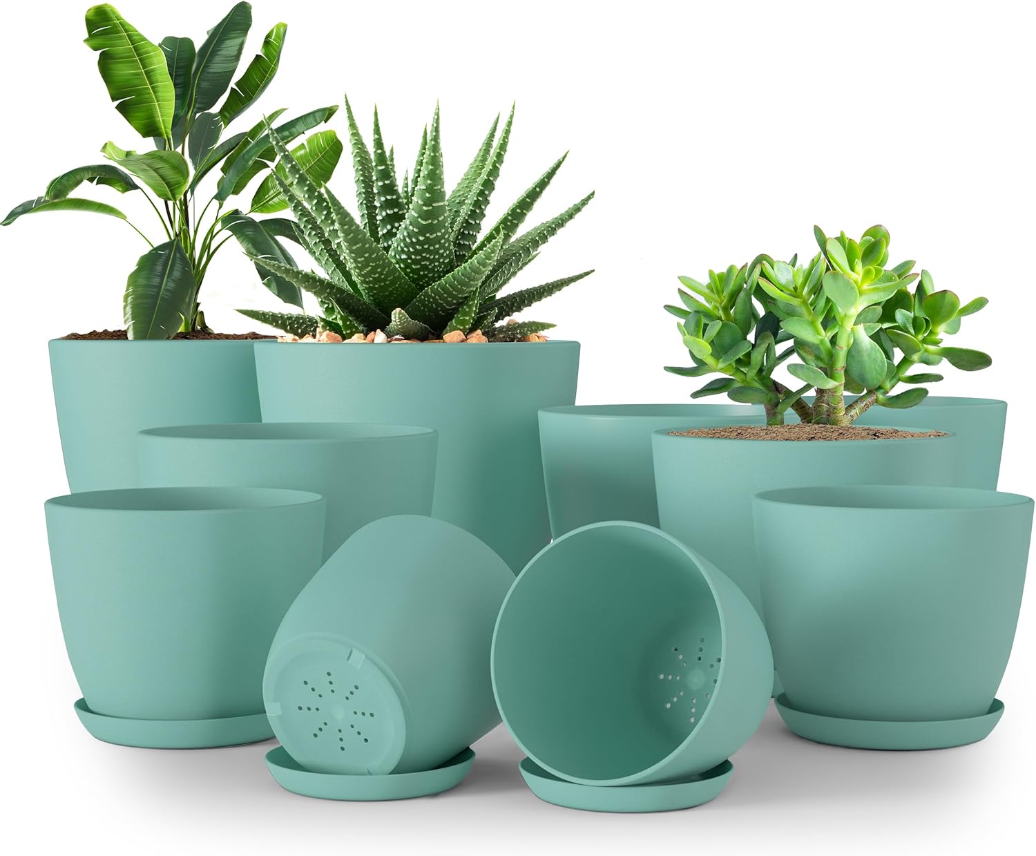 Utopia Home Plant Pots Indoor with Drainage Holes