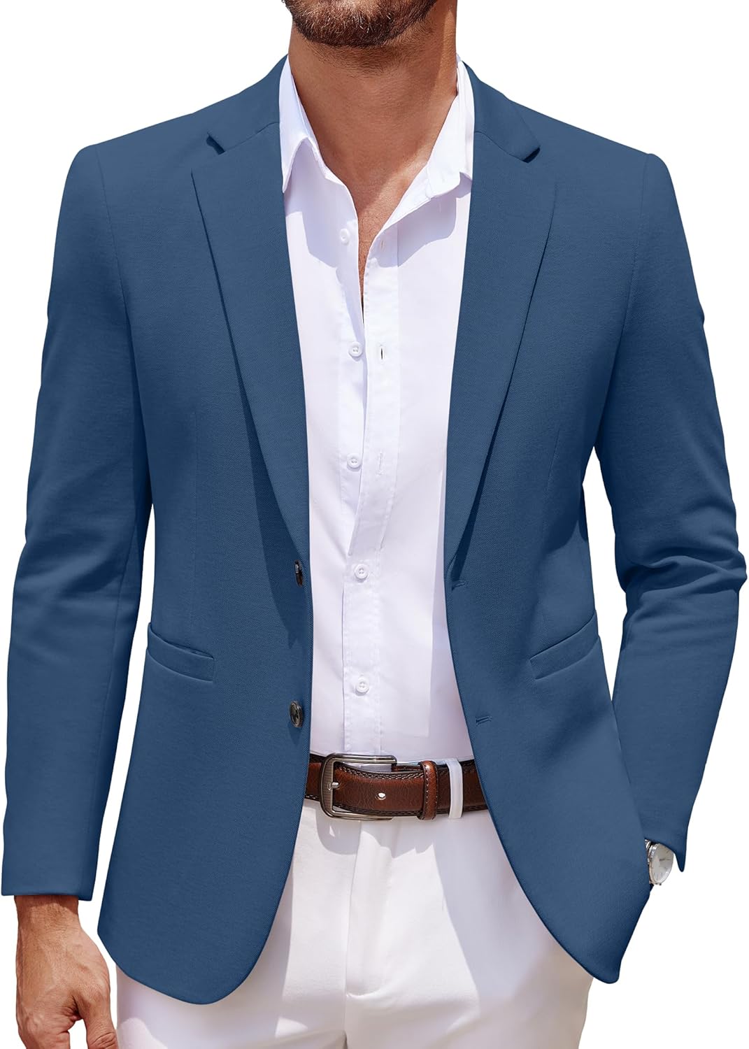 COOFANDY Men’s Casual Knit Blazer Jacket