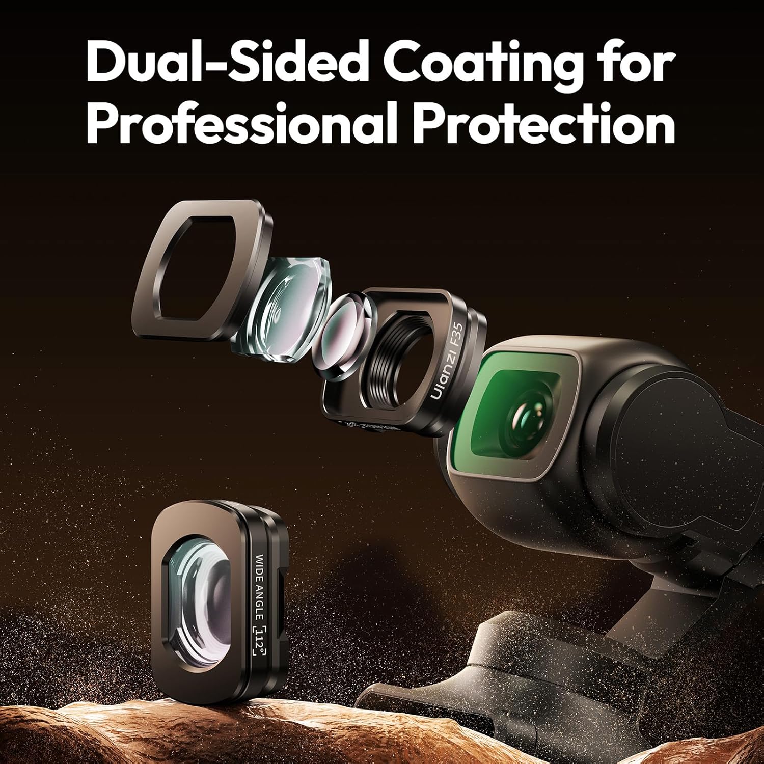 ULANZI F35 Pocket 3 Wide Angle Lens