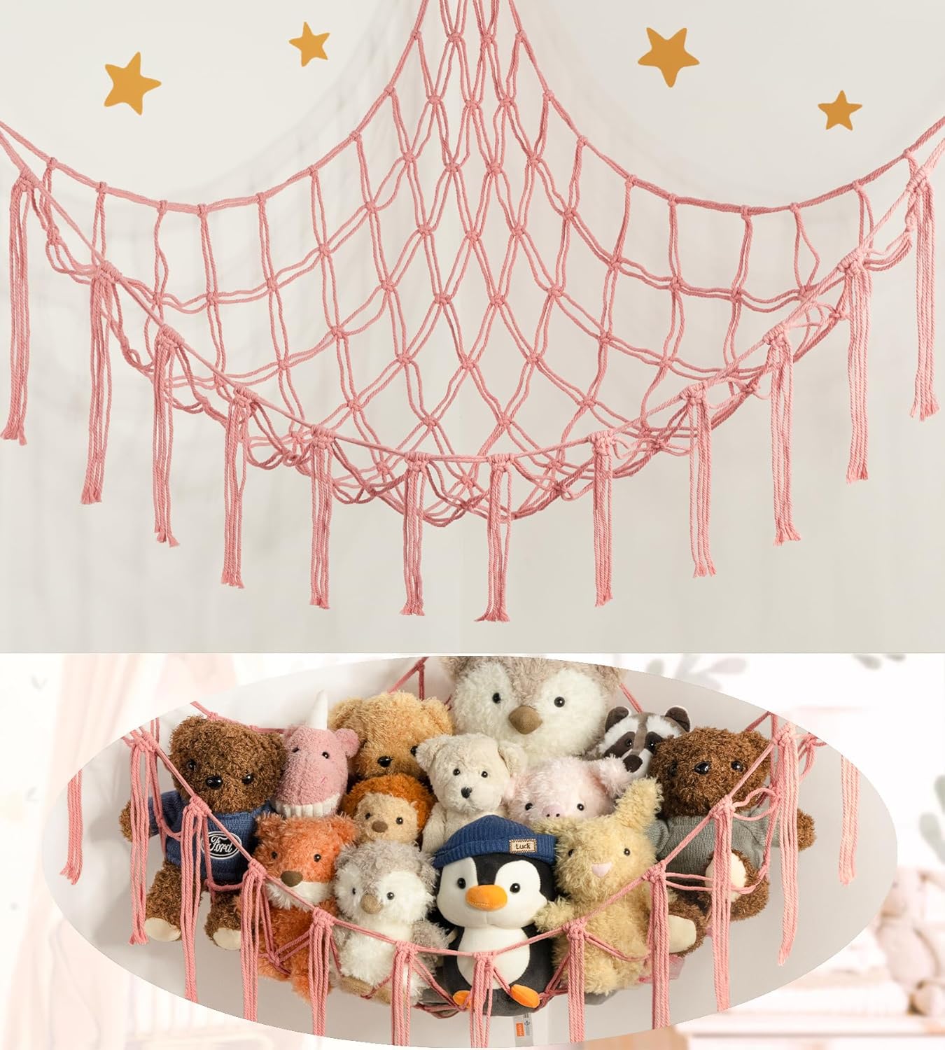 Stuffed Animal Storage Hammock or Net Corner