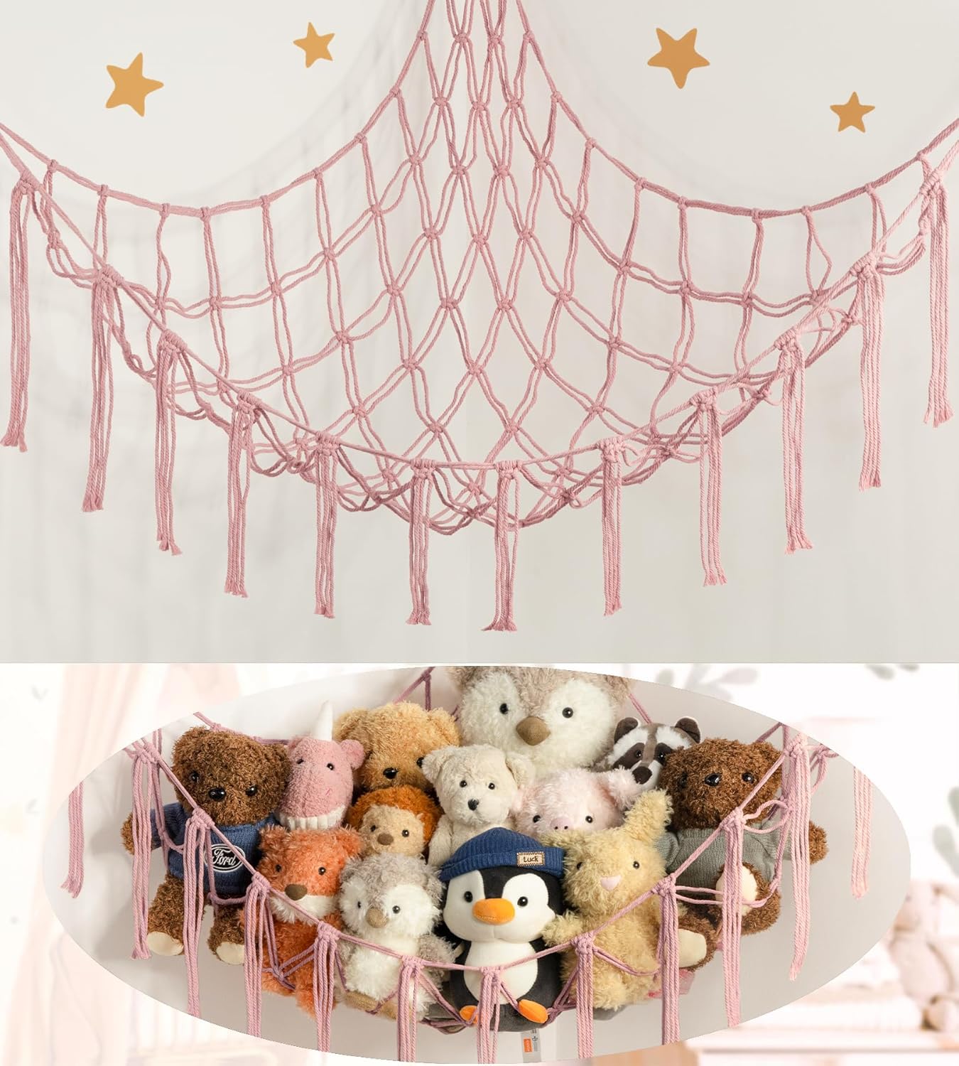 Stuffed Animal Storage Hammock or Net Corner