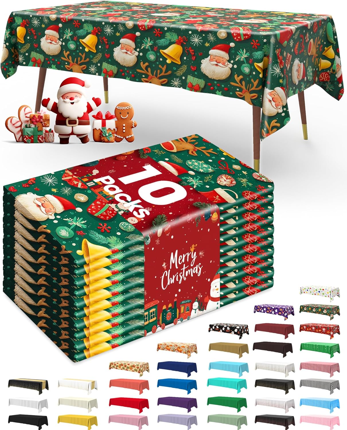 Pureegg Disposable Plastic Tablecloths
