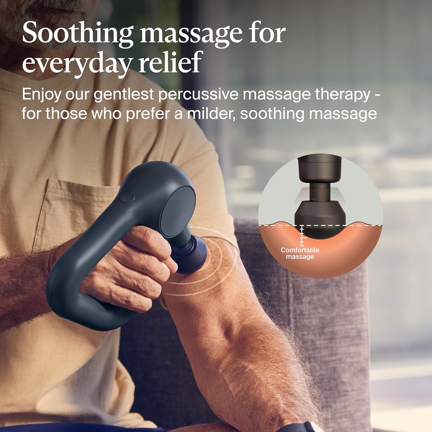 TheraGun Therabody Relief Quiet Deep Tissue Therapy Massage Gun