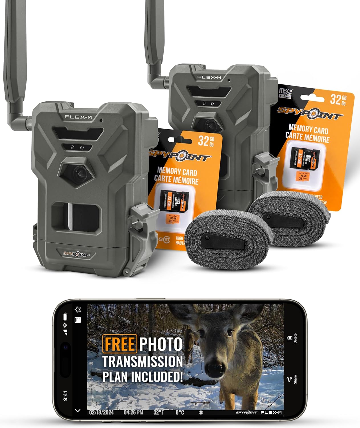 SPYPOINT Flex-M Cellular Trail Cameras
