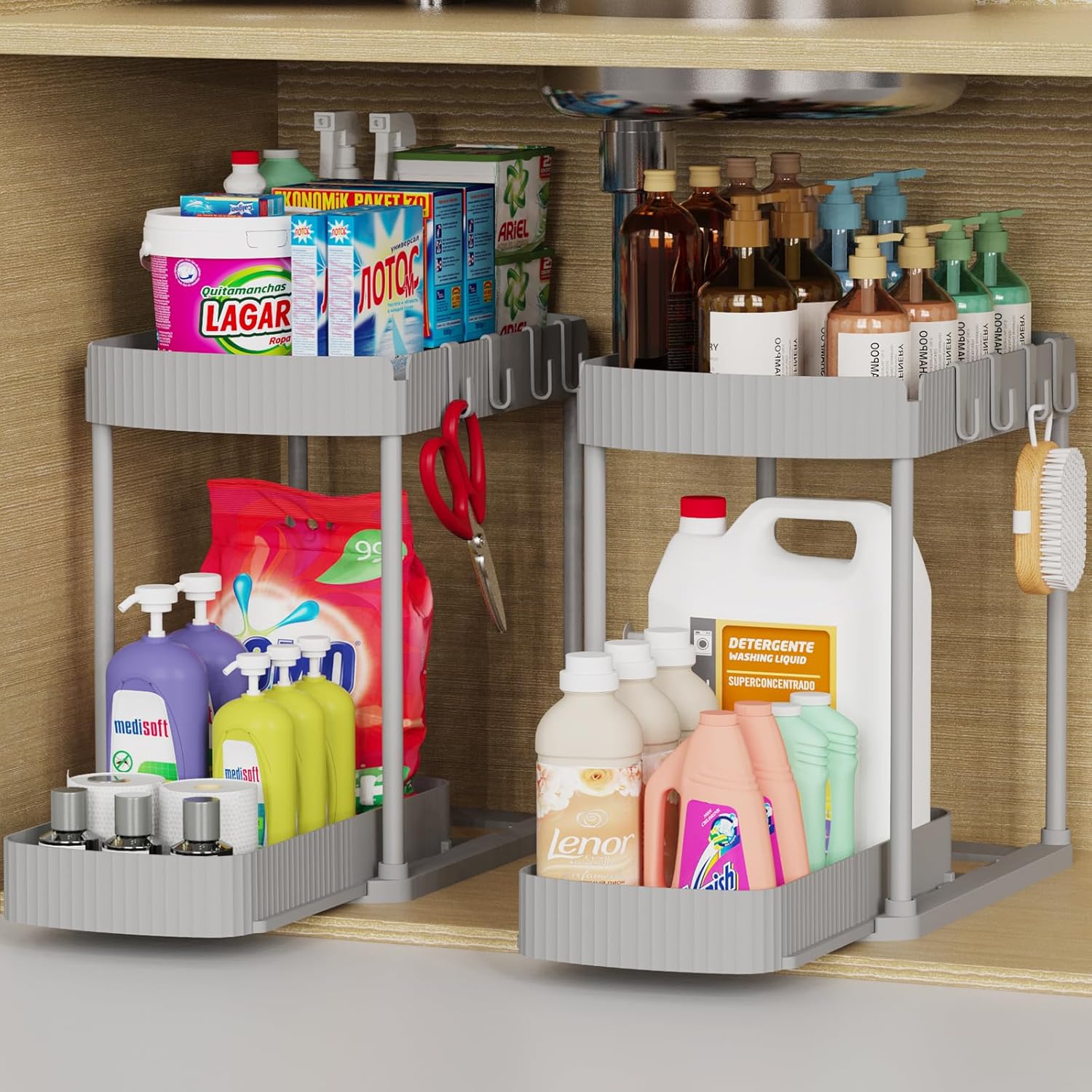 2-Pack Pull-Out Storage Organizers