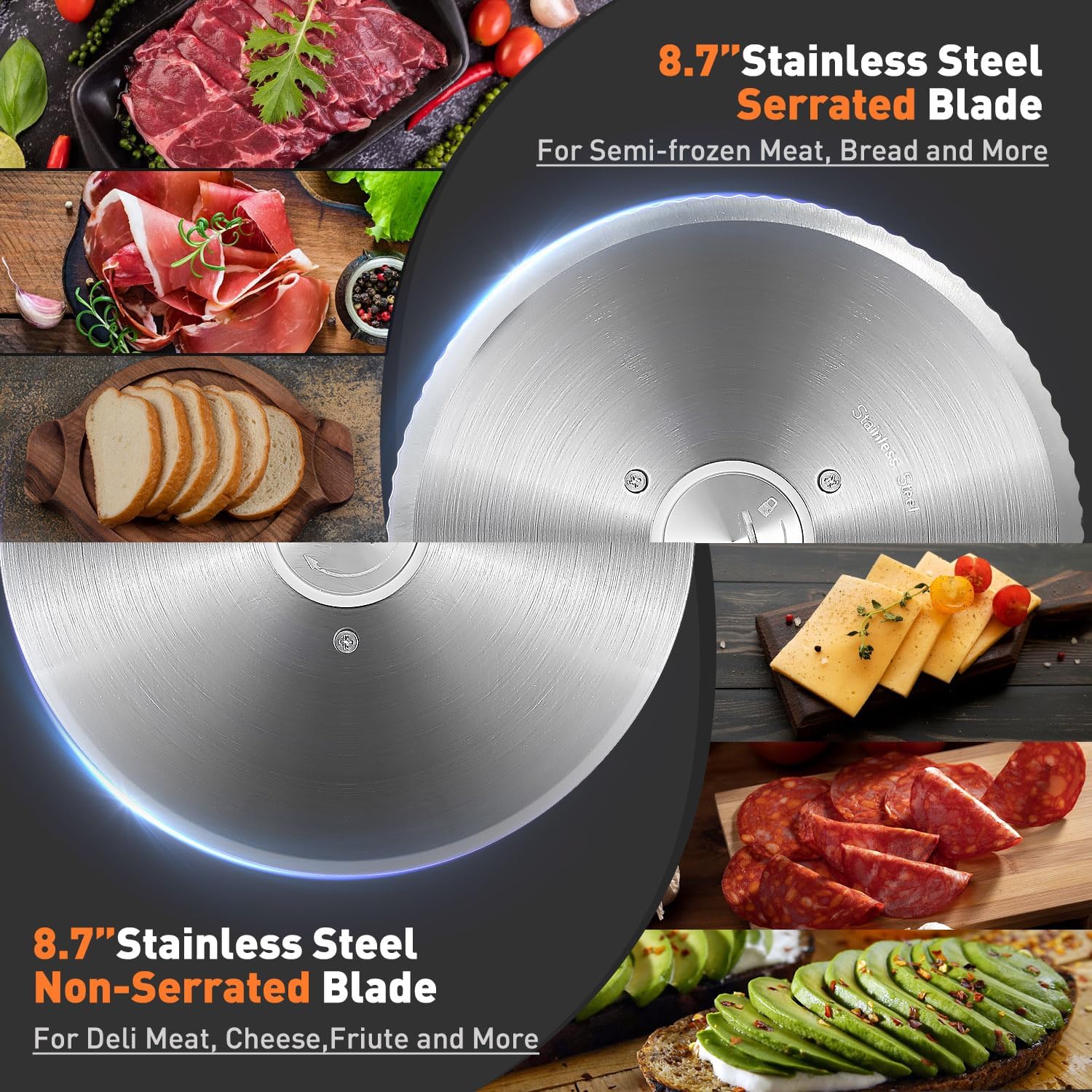 Removable Blade Food Slicer for Home Kitchen