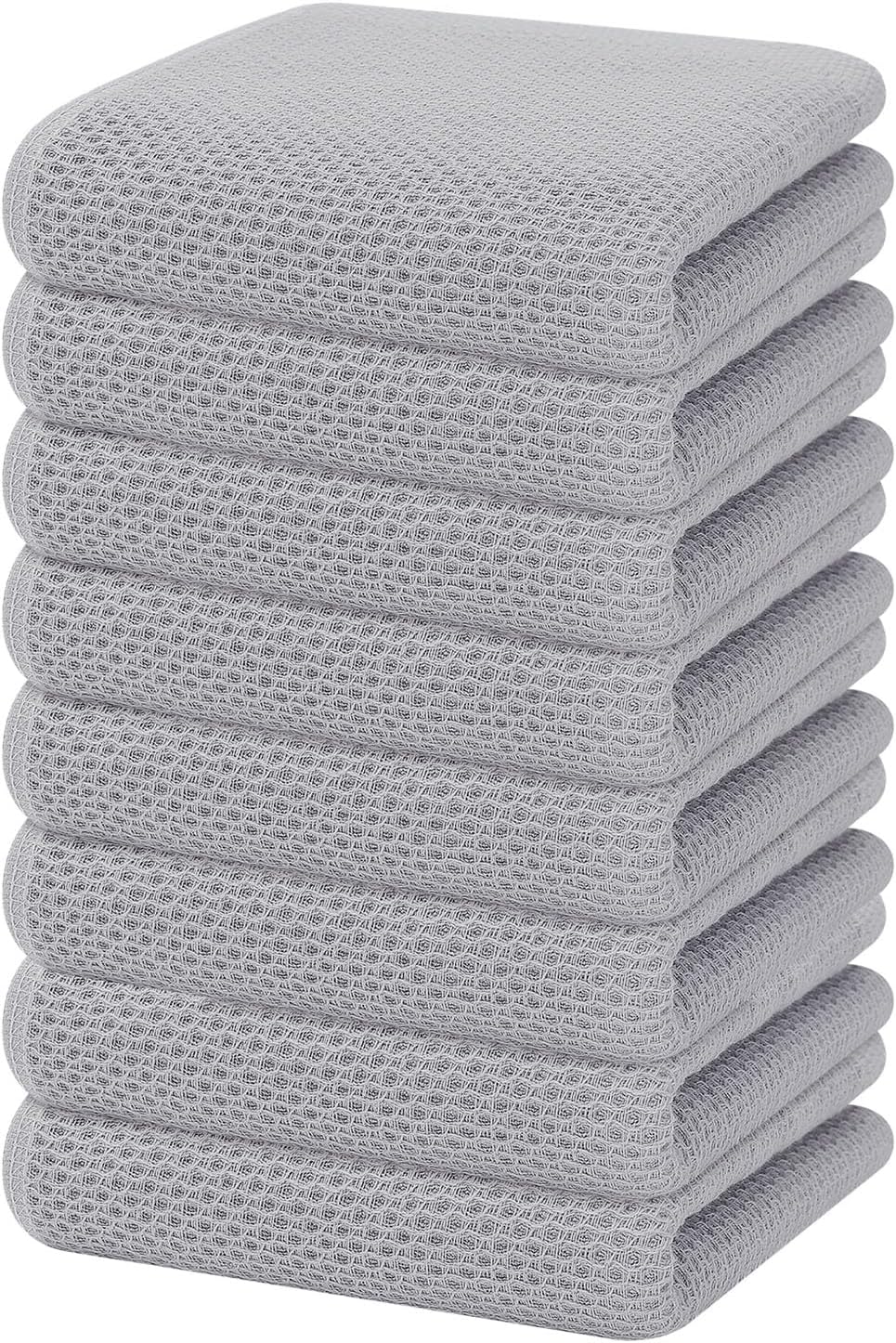 Homaxy 100% Cotton Waffle Dish Cloths