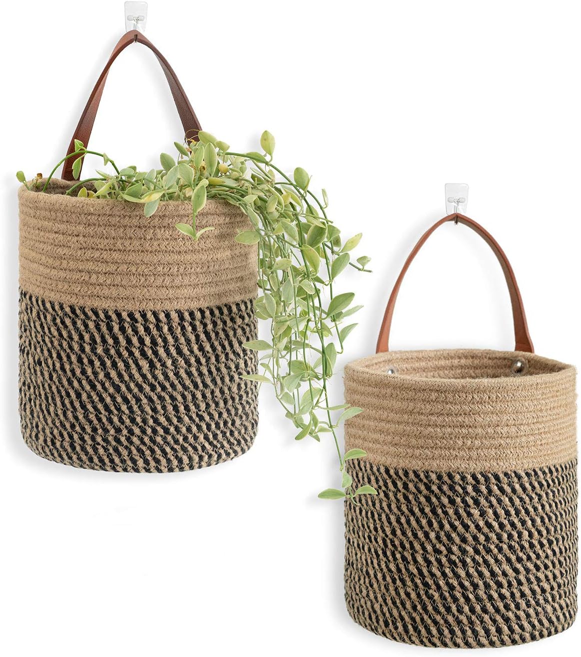 Goodpick 2pack Jute Hanging Basket