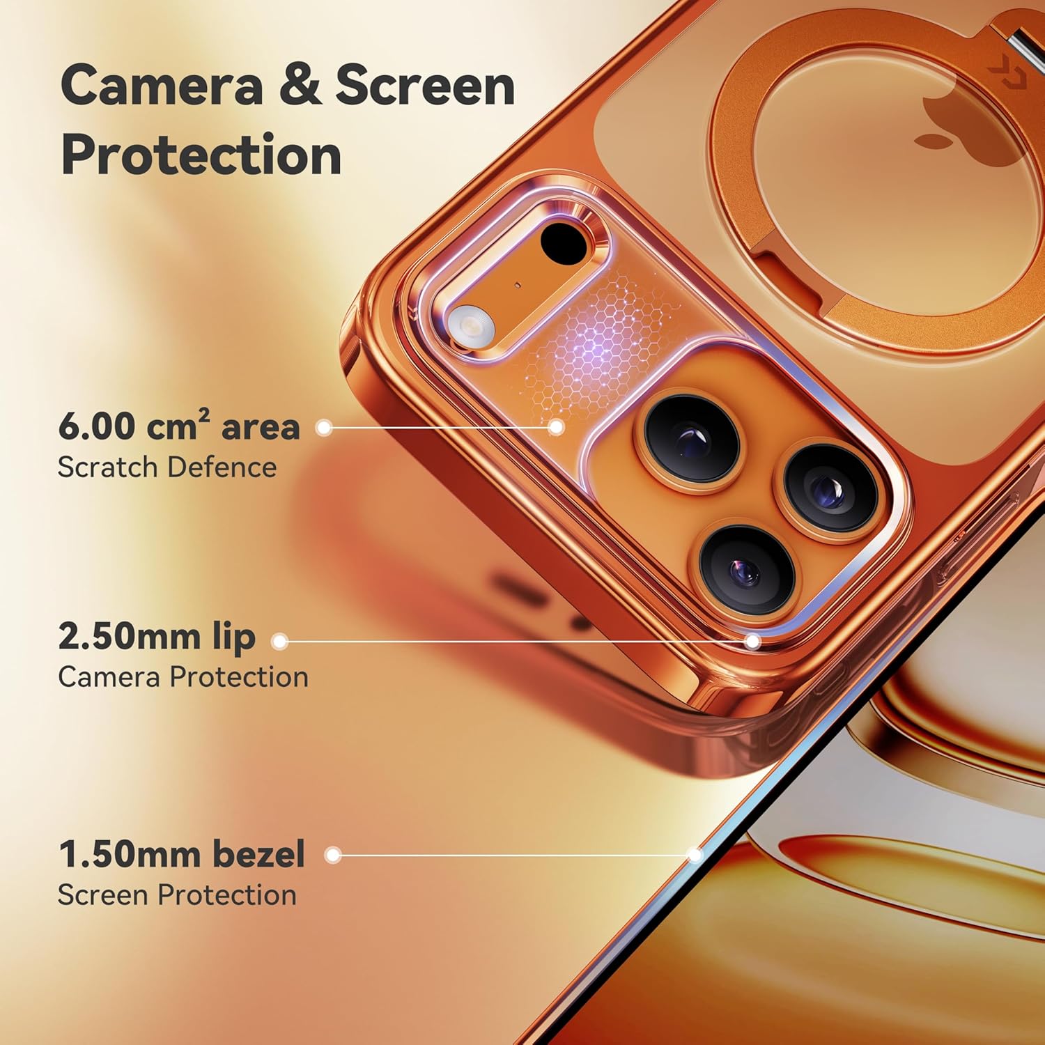 CASEKOO Cosmic Orange for iPhone 17 Pro Max Case