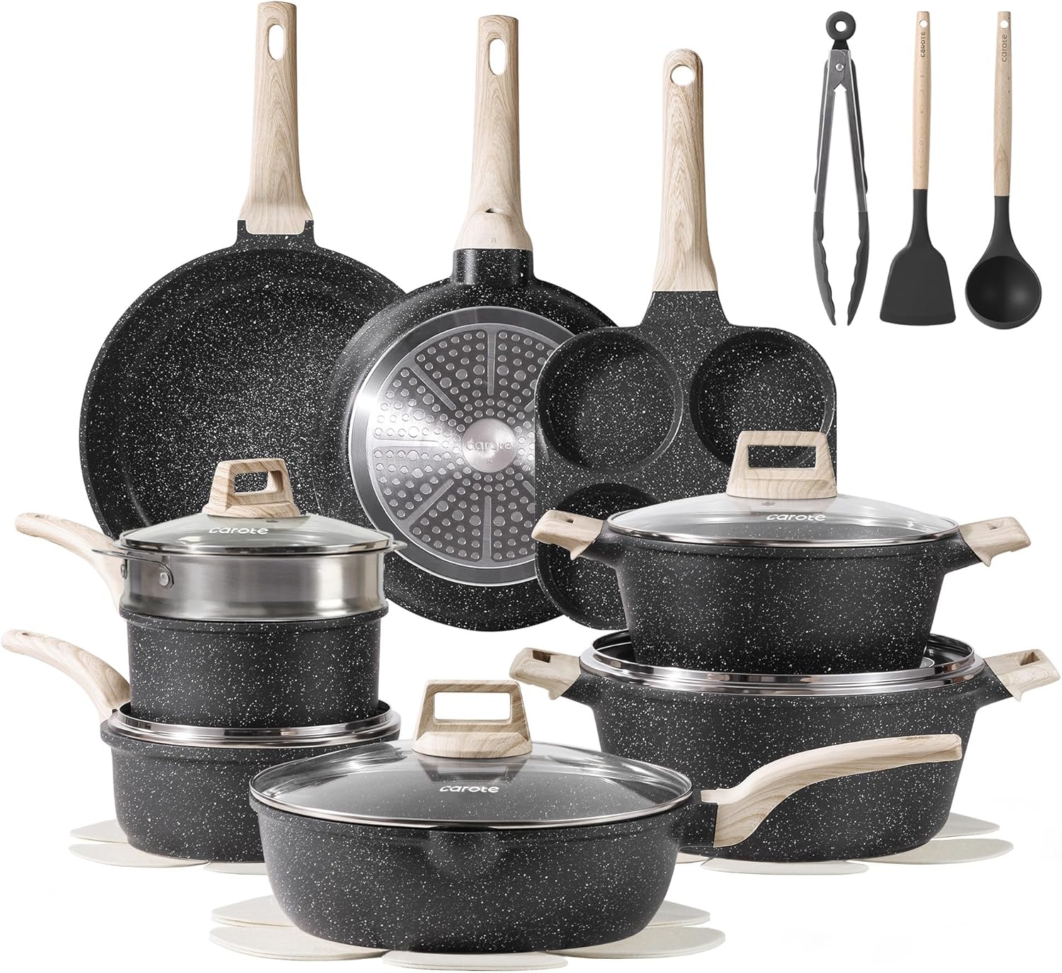CAROTE Nonstick Cookware Sets