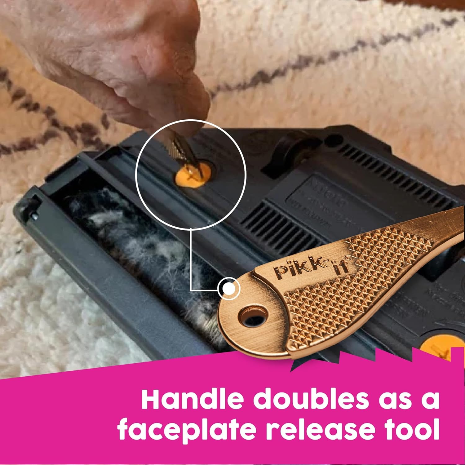 Pikk-it Vacuum & Brush Hair Remover