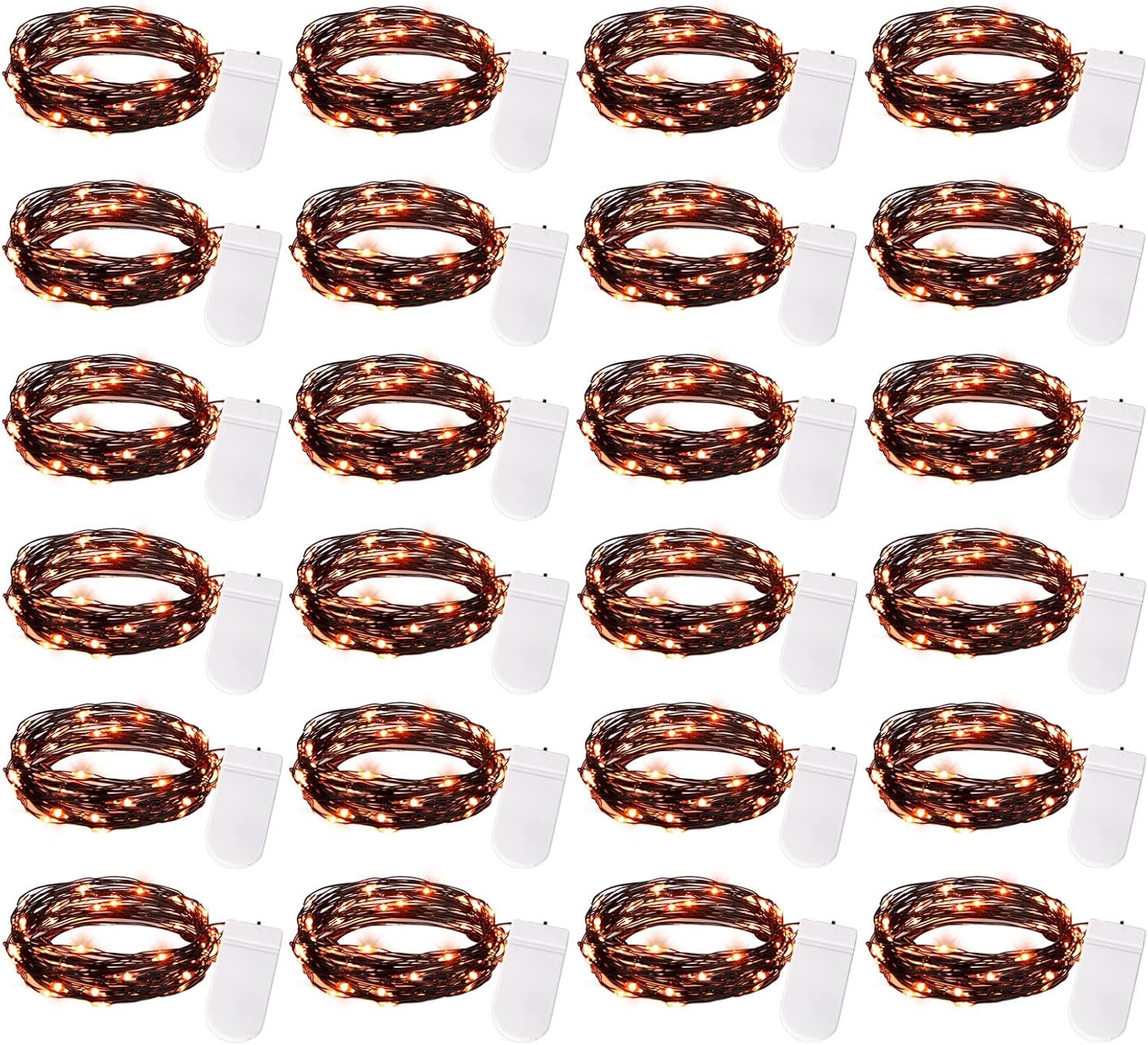 Brightown 12-Pack LED Fairy String Lights