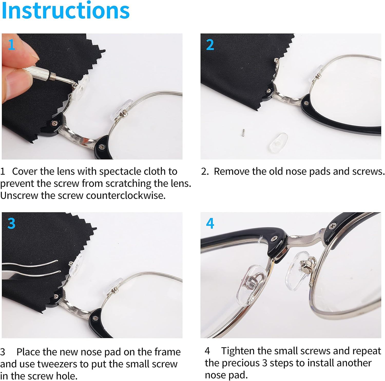 Upgrade Version Magnetic Eye Glass Repairing Kit