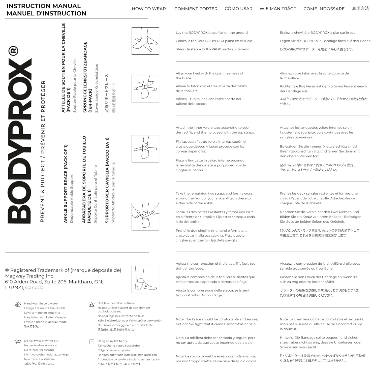 Bodyprox Ankle Support Brace