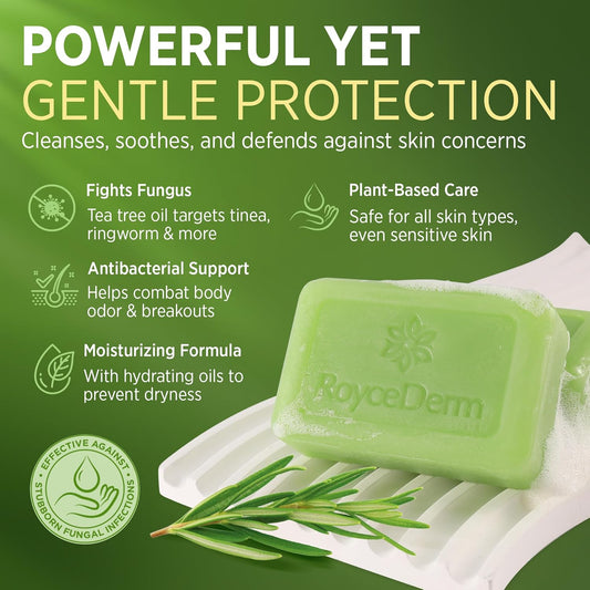 Roycederm Antifungal Tea Tree Soap for Acne