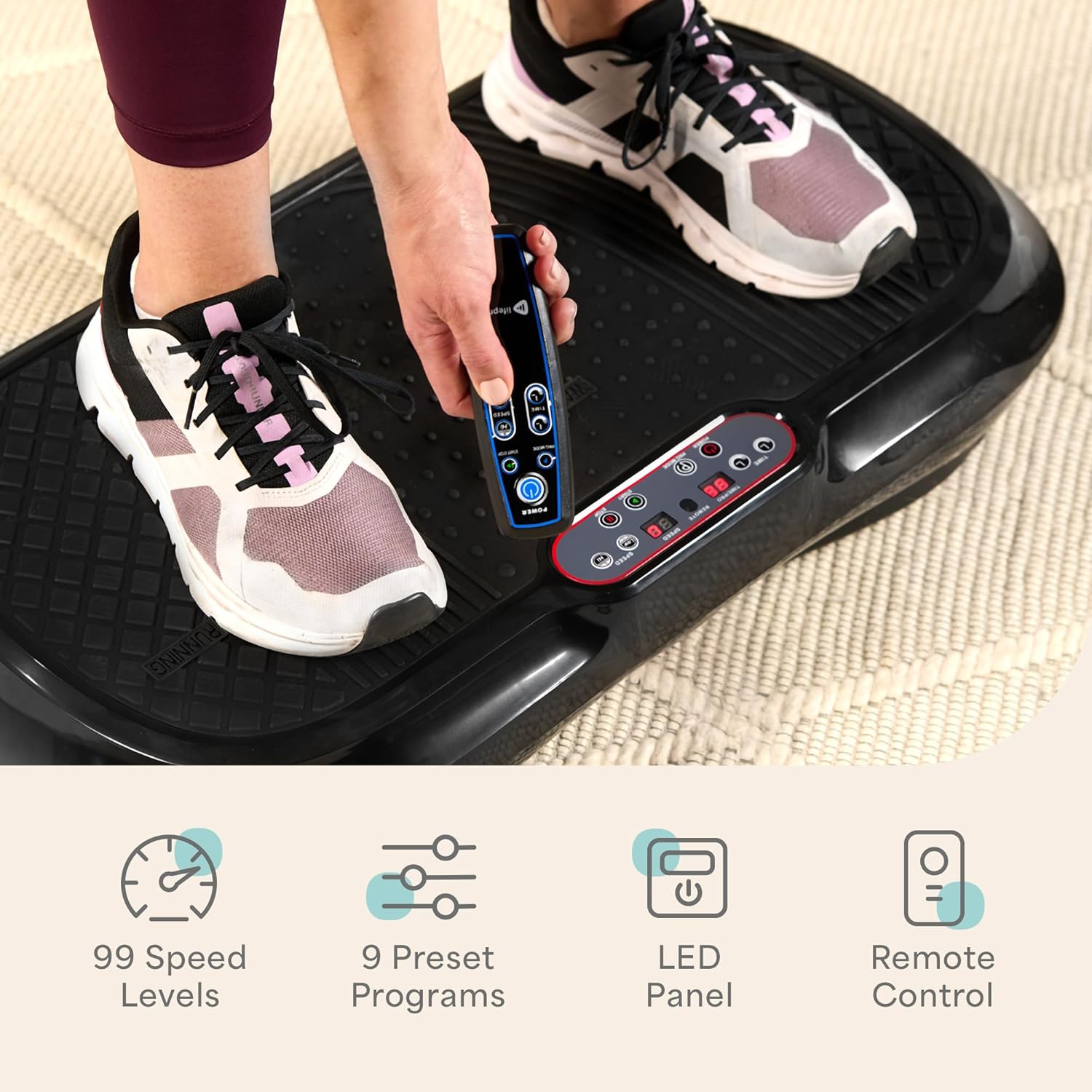 Lifepro Waver Vibration Plate Exercise Machine